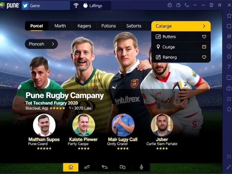 Pune Rugby Champ1 game modes interface